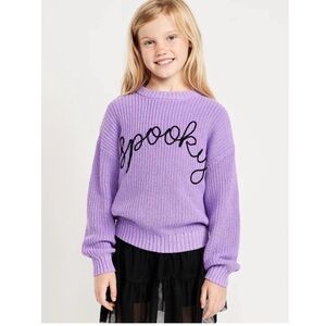 girls oversized sweater